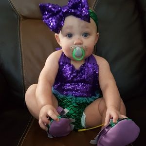 Baby girl Mermaid Costume